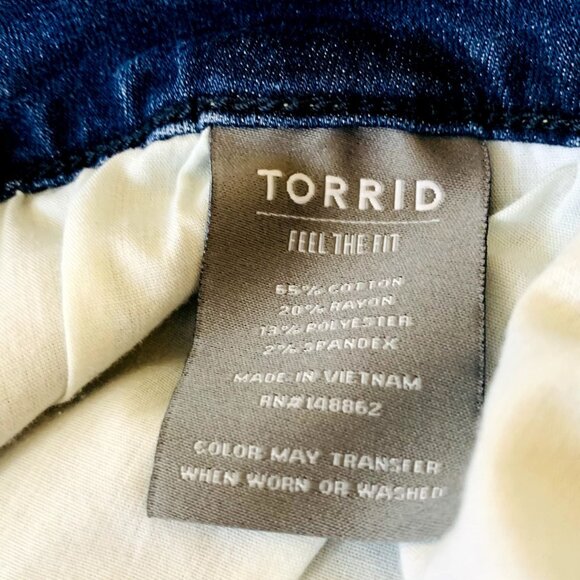 Torrid Womens Jegging Skinny Super Soft High Rise Jean Stretch Denim Plus 20R - Picture 11 of 14